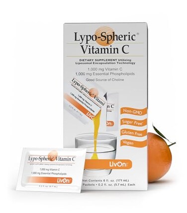 Livon Laboratories Lypo-Spheric Vitamin C - Pack Of 30,1000 Mg