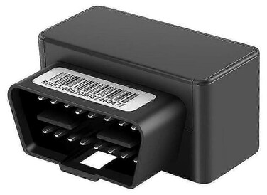 GPS Tracker Car Tracker Realtime Tracking Voice Monitor Mini Locator Shock &amp; Plug Black