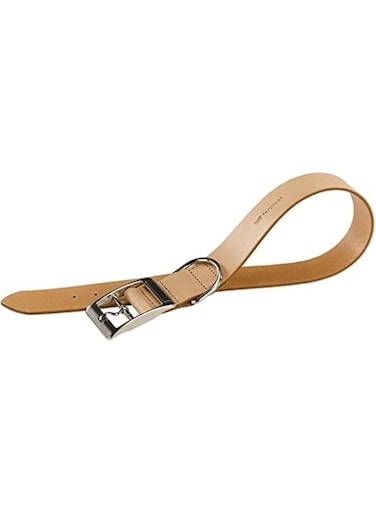 Ferplast natural c leather dog collar
