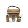 Portable Tea Set with Cork Insulated Bag, 4-Piece Set, Stainless Steel Cups, 200ml Capacity, Brown