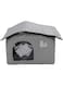 gernie Outdoor Cat House, Outdoor Cat House in Summer Pet Cooling House with Ice Packs, Oxford Cloth Bite Resistant Outdoor Cat Tent for Cat Dog Cooling Bed (L)