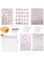 SYOSI Alphabet Cake Stamp Set, 5 Pieces Cake Stamp Tool Letters and Numbers Fondant Cake Mold, 2 Pieces Acrylic Stamping Blocks, 5 Pieces Cake Brushes Embossed Alphabet Tool for DIY Baking