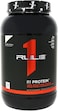 Rule1 1 100% Whey Protein Powder, Isolate &amp; Hydrolyzed Whey Protein Vanilla Cr&egrave;me, 25G Protein 30 Servings 1.98 Lbs (900 Grams)