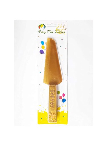PARTY TIME - 1 Pc. Gold Cake Shovel Plastic Cake Cutter Pizza Pie Lifter Kitchen Baking Tool