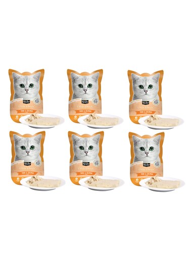 Kit Cat Petite Pouch (70g x 6) &ndash; Tuna &amp; Salmon - 6 Pieces