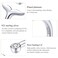 S925 Sterling Silver Fishtail Ring Platinum-plated Opening Simple Temperament Ring