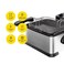 Homvera 4.0L Professional Deep Fryer - 2000W Stainless Steel with 60-Min Timer &amp; Adjustable Heat