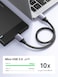 UGREEN Micro USB 3.0 Cable 0.5M USB 3.0 A Male to Micro B Cable Nylon Braided External Hard Drive Cable Compatible for Samsung Galaxy S5, Note 3, WD Camera, Hard Drive and More