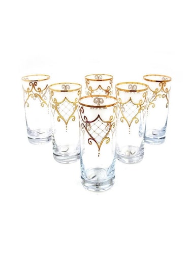 6-Piece Tumbler Glass Set &ndash; 300 ml, Clear, Durable Drinkware