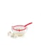 420608 Fine Mesh Strainer &ndash; Nylon Plastic Red Food Strainer for Straining &amp; Sifting