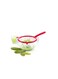 420608 Fine Mesh Strainer &ndash; Nylon Plastic Red Food Strainer for Straining &amp; Sifting