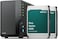 Synology DS225+ 2-Bay Diskstation NAS (Intel Celeron J4125 4-Core 2.0 GHz 2GB DDR4 RAM 2xRJ-45 1GbE LAN Port) 8 TB Bundle with 2X HAT3300-4T