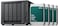 Synology DS425+ 4-Bay Diskstation NAS (Intel Celeron J4125 4-Core 2GB Ram 2xRJ-45 1GbE LAN Port) 16TB Bundle with 4X HAT3300-4T