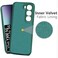 Case for Vivo Y300 Liquid Gel Rubber Bumper Case with Soft Microfiber Lining Cushion Slim Hard Shell Shockproof Protective Cover for Vivo Y300 5G 2024 (Green)