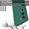 Case for Vivo Y300 Liquid Gel Rubber Bumper Case with Soft Microfiber Lining Cushion Slim Hard Shell Shockproof Protective Cover for Vivo Y300 5G 2024 (Green)