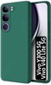Case for Vivo Y300 Liquid Gel Rubber Bumper Case with Soft Microfiber Lining Cushion Slim Hard Shell Shockproof Protective Cover for Vivo Y300 5G 2024 (Green)