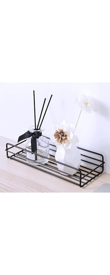 Silk Route 2-Tier Shower Caddy Shelf 2-Pieces Set, Black