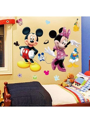 bpa Mickey Minnie Mouse Kids Room Decor Wall Sticker Cartoon Mural Decal Home 1pc