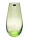Crystal Waterfall Vase 245ml &ndash; Green Glass Flower Vase, Elegant Home Decor &amp; Gift Idea