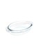 Oval Casserole &ndash; Clear Glass, 0.4 Liters, Compact &amp; Oven-Safe Dish