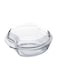 Round Casserole with Lid Clear &ndash; Elegant Glass Casserole for Baking &amp; Serving