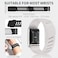 Silicone Wristband Compatible with Whoop 5.0 Band, Comfort Durable Soft Adjustable Silicone Sports Loop Strap for Men &amp; Women, with U Shapped Connector  Starlight-LIFE/ MG