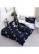 3-Piece King Size Printed Bedding Set Cotton Multicolour 220x240cm