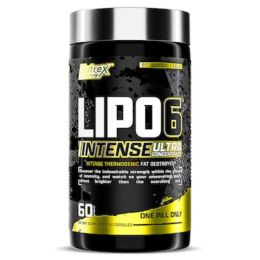 Nutrex Lipo‑6 Intense Ultra Concentrate, 60 Capsules
