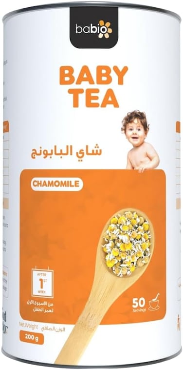 BABIO Chamomile Baby Tea &ndash; Gentle Herbal Tea for Infants (From 1st Week) 200g