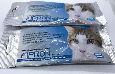 FIPRON 50 mg Spot-On Solution for Cats &ndash; Effective Flea, Tick &amp; Lice Treatment