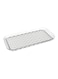 Diamond Glance Tray Silver &ndash; Elegant Serving Tray, 37 x 18 cm