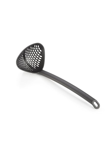 Space Line Straining Ladle &ndash; Slotted Spoon &amp; Cooking Strainer for Draining, Serving &amp; Cooking
