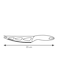 Cheese Knife Presto 14 cm &ndash; Stainless Steel Blade for Soft &amp; Hard Cheeses