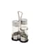 Club Salt, Pepper &amp; Toothpick Set &ndash; Silver Tabletop Set