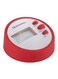 Digital Kitchen Timer &ndash; Red/White, 12.5x11.5x4 cm