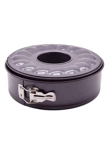 Spring Tart Pan – Non-Stick 24cm Round Bakeware, Black Finish