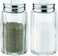 Classic Salt and Pepper Set Clear/Silver 8.8x4.5x8.3cm – Elegant Design