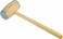 Tescoma Woody Meat Mallet with Metal End &ndash; 32 cm Wooden Tenderizer