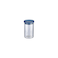 Round Shape Food Storage Jar – Clear with Blue Lid, 10.3x17.2x10.3 cm, Airtight & Durable