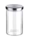Spice Storage Jar &ndash; Clear/Silver, 10.5x6.6 cm, Airtight Container for Kitchen Organization