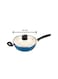 Eco Presto 24cm Fry Pan with Lid – Non-Stick, Blue Finish, Ideal for Everyday Cooking