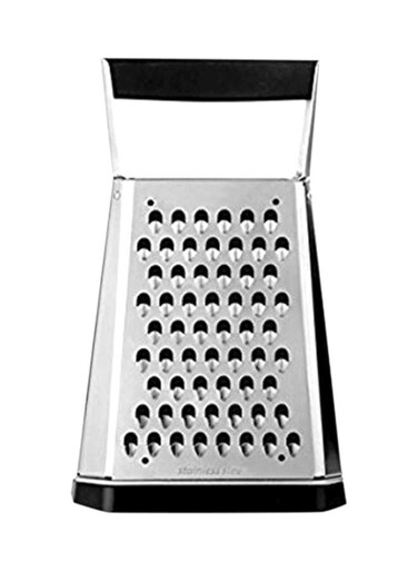 President X Sharp Grater &ndash; Silver/Black, 23.6x14.6x7.4 cm, Durable &amp; Efficient Kitchen Tool