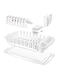 Drainer and Tray Kit – White, 48.5x29.5x9.5 cm, Compact Dish Drying Solution