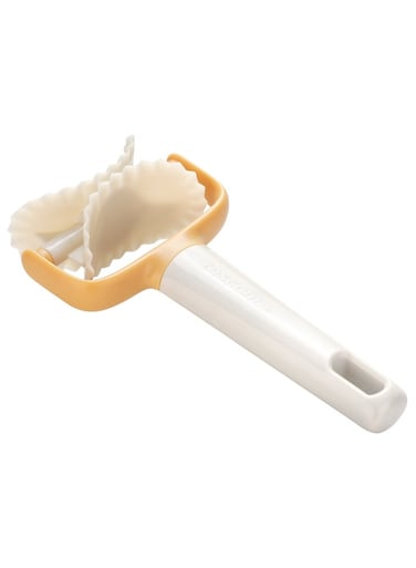 Delicia Rolling Crimped Circle Cutter &ndash; Assorted Sizes, 21.5 x 8.7 x 4.5 cm, Precision Baking Tool