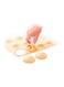 Delicia 4-Shape Ravioli Cutter – Orange & White, 30.5x11x6.5 cm, Versatile Pasta & Pastry Tool