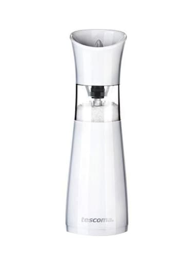 Electric Pepper and Salt Mill – White/Clear, 24.2x9.1x9.1 cm