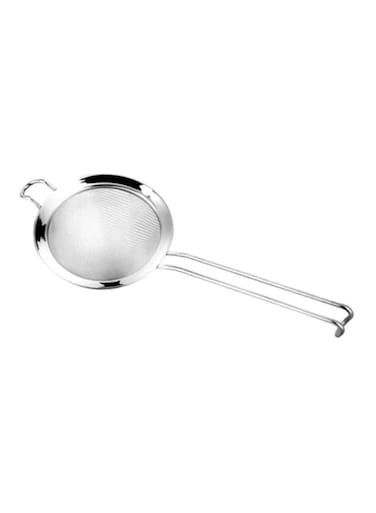 Stainless Steel Strainer – Silver, 14 cm Mesh