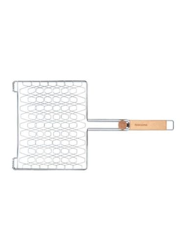 Grilling Grate Griddle &ndash; Silver, 56x30.5 cm, Durable BBQ Cooking Surface