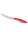 Presto Steak Knife Set &ndash; 6pcs, 12cm Blades, Red Handles, Sharp &amp; Durable (29.5 x 12 x 1.8 cm)