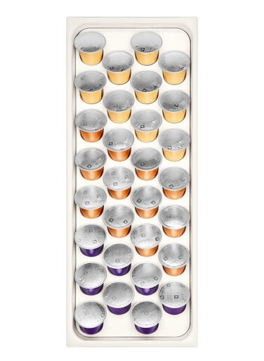 Capsule Holder – Beige, Sleek & Compact Design